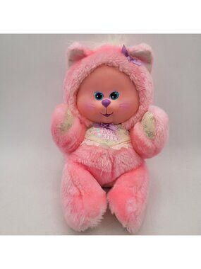 Tyco Magic Bottle Kitty Pink 11" Plush Vintage 1991 '90s Toys Nostalgia
